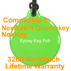 Honeywell NexWatch NexKey Quadrakey Format Epoxy Key Fob Compatible with KeyMate